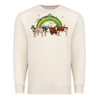 Sandshell cow st patrick days Premium Sweatshirt - MaliasSmallBusiness