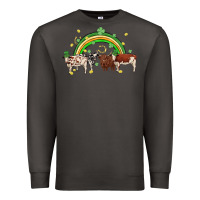 Smoke cow st patrick days Premium Sweatshirt - MaliasSmallBusiness