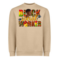 Mushroom black social worker Heavyweight Sweatshirt - texasbilliewilder