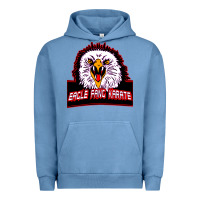 Pigment Pebble Blue Eagle Fang Karate Urban Hoodie - Bettercallsaul
