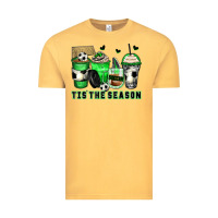 Vintage Mustard tis' the season soccer coffee cups Vintage Tee - Zillion Design Studio