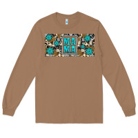 Toasted Coconut western cowhide mama 16oz libbey glass Long Sleeve Tee - HRA Design Shop