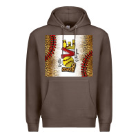Coffee for the love of the game softball Premium Hoodie - chombo