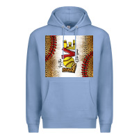 Colony Blue for the love of the game softball Premium Hoodie - chombo