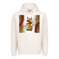 Pale Pink for the love of the game softball Premium Hoodie - chombo