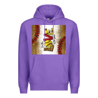 Purple for the love of the game softball Premium Hoodie - chombo