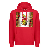 Red for the love of the game softball Premium Hoodie - chombo