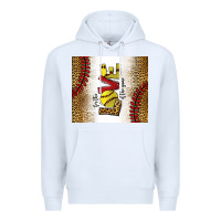 White for the love of the game softball Premium Hoodie - chombo
