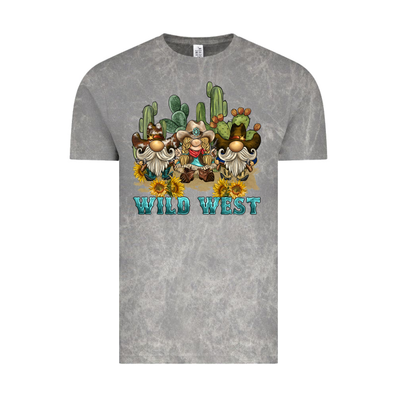 Wild West Western Gnome Vintage Tee by BarkalooDesign | Teevron