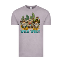 Vintage Zinc wild west western gnome Vintage Tee - BarkalooDesign