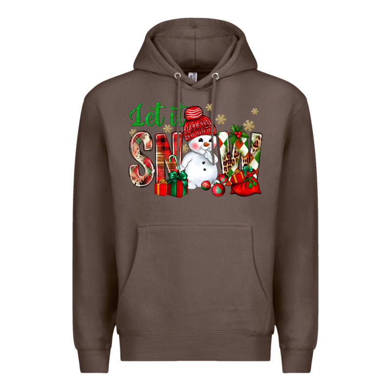 Let It Snow With Snowman Premium Hoodie by BundleAndBundleShop | Teevron