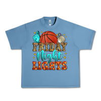 Pebble Blue friday night lights basketball Urban Heavy Tee - Zillion Design Studio