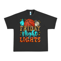Pigment Black friday night lights basketball Urban Heavy Tee - Zillion Design Studio