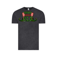Vintage Black santa's cutest elf christmas Vintage Tee - RanaPortraitStore