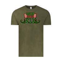 Vintage Olive santa's cutest elf christmas Vintage Tee - RanaPortraitStore