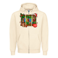 Sandshell christmas teacher and coffe cup with board Zipper Hoodie - AdoDesignShop