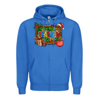 True Royal christmas teacher and coffe cup with board Zipper Hoodie - AdoDesignShop