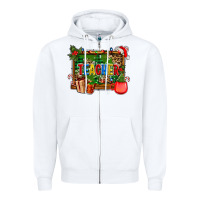 White christmas teacher and coffe cup with board Zipper Hoodie - AdoDesignShop