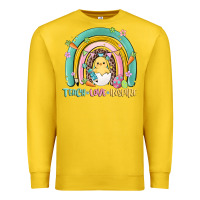Lemon teach love inspire rainbow Premium Sweatshirt - MaliasSmallBusiness