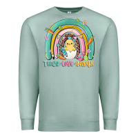 Seafoam teach love inspire rainbow Premium Sweatshirt - MaliasSmallBusiness