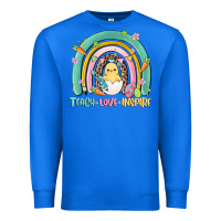 True Royal teach love inspire rainbow Premium Sweatshirt - MaliasSmallBusiness