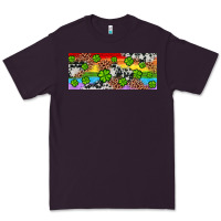 Plum Western St. Patrick's Day Shamrock Rainbow Premium Tee - Artiststas