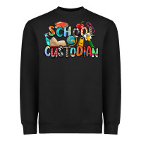 Black school custodian Heavyweight Sweatshirt - Zillion Design Studio