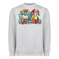 Heather Grey school custodian Heavyweight Sweatshirt - Zillion Design Studio