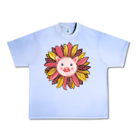 Grape Ice pig sunflower Urban Heavy Tee - RanaPortraitStore