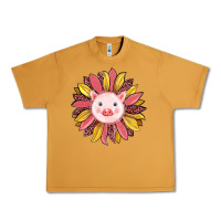 Peanut Butter pig sunflower Urban Heavy Tee - RanaPortraitStore