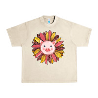 Sandshell pig sunflower Urban Heavy Tee - RanaPortraitStore