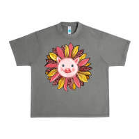 Tornado pig sunflower Urban Heavy Tee - RanaPortraitStore