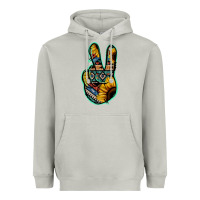 Moon Dust Aztec Sunflower Peace Sign Heavyweight Hoodie - Jasminsmagicworld