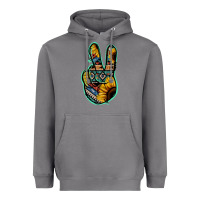 Storm Aztec Sunflower Peace Sign Heavyweight Hoodie - Jasminsmagicworld