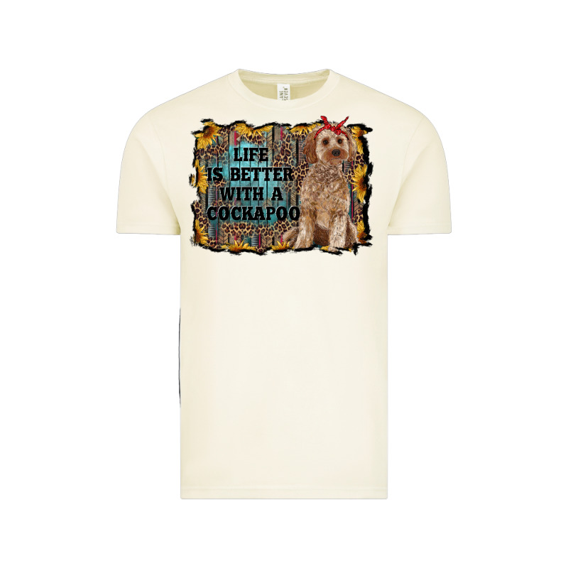 Life Is Better With A Cockapoo Vintage Tee by RanaPortraitStore | Teevron