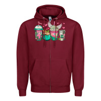 Burgundy best mom ever mothers day coffee cups Zipper Hoodie - Jasminsmagicworld