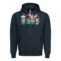 Navy best mom ever mothers day coffee cups Zipper Hoodie - Jasminsmagicworld