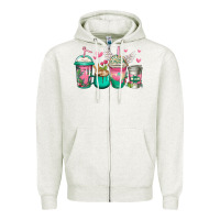 Oatmeal Heather best mom ever mothers day coffee cups Zipper Hoodie - Jasminsmagicworld