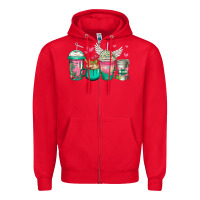 Red best mom ever mothers day coffee cups Zipper Hoodie - Jasminsmagicworld