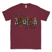 Burgundy la mejor abuela de todas Classic Tee - CowhideDigitalArt