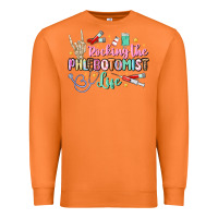 Carrot rocking the phlebotomist life Premium Sweatshirt - MaliasSmallBusiness