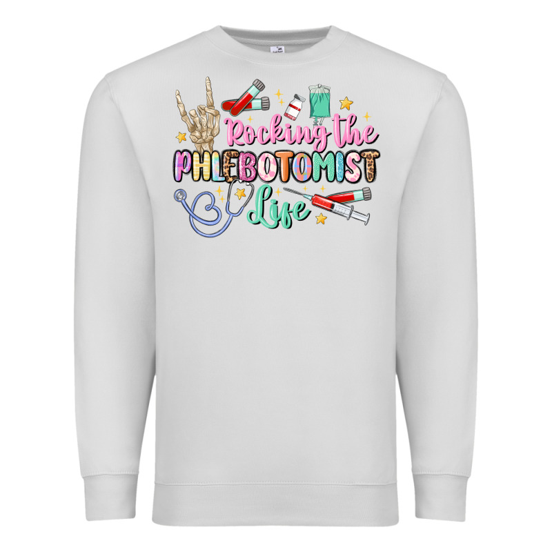 Rocking The Phlebotomist Life Premium Sweatshirt by MaliasSmallBusiness | Teevron