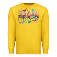 Lemon rocking the phlebotomist life Premium Sweatshirt - MaliasSmallBusiness