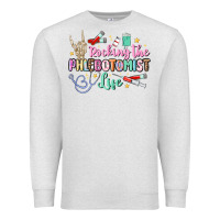Oatmeal Heather rocking the phlebotomist life Premium Sweatshirt - MaliasSmallBusiness