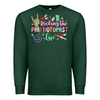 Sports Green rocking the phlebotomist life Premium Sweatshirt - MaliasSmallBusiness