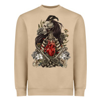 Mushroom floral skeleton Heavyweight Sweatshirt - RanaPortraitStore