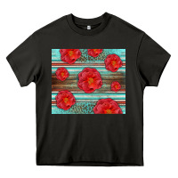 Asphalt Western Roses Heavy Core Tee - LillyAllenDesigns