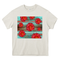 Cream Western Roses Heavy Core Tee - LillyAllenDesigns