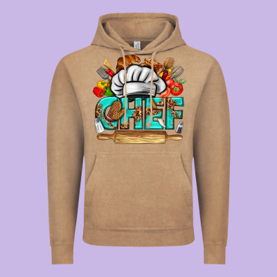 Chef Vintage Hoodie Designed By Texasbilliewilder