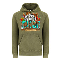 Vintage Olive chef Vintage Hoodie - texasbilliewilder